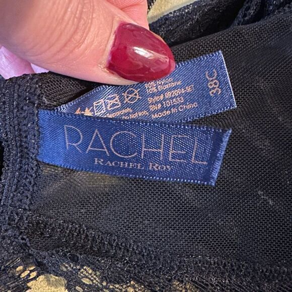 Rachel by Rachel Roy Black Lace Bra Size 38C NWOT - Picture 11 of 11